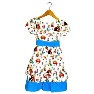 Alice in Wonderland Custom Dress & Apron for Girls Size 8